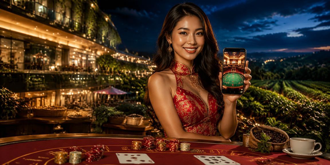 Cảnh đêm Hà Nội với người chơi jackpot trực tuyến trên di động